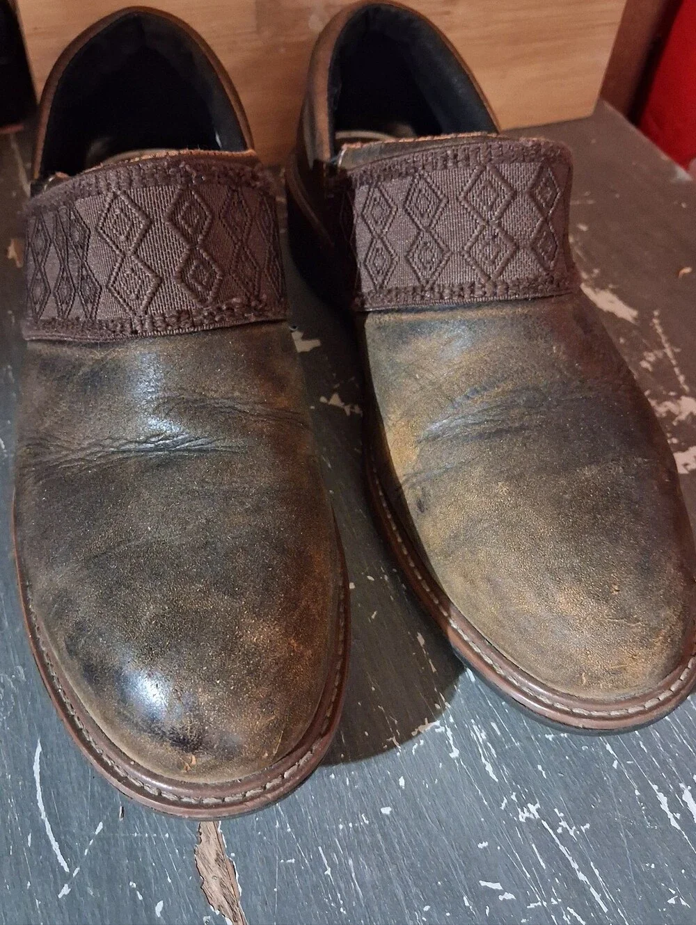 Timberland Pro Leather Slip On Oil & Slip Resistance Size 9